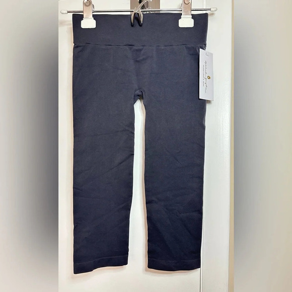 Spiritual Gangster Pants - NWT Spiritual Gangster Bluish Gray Cropped Leggings Size XS/S